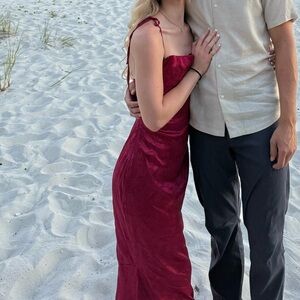 Elegant Silky Evening Gown